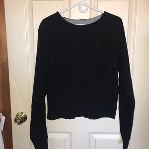 Champions Black crew neck sweater